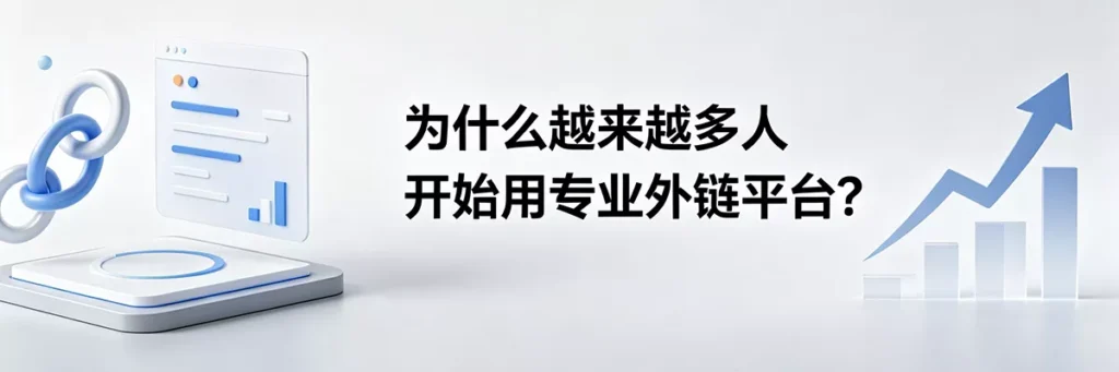 为什么越来越多人开始用专业外链平台来提升独立站 SEO 效率？